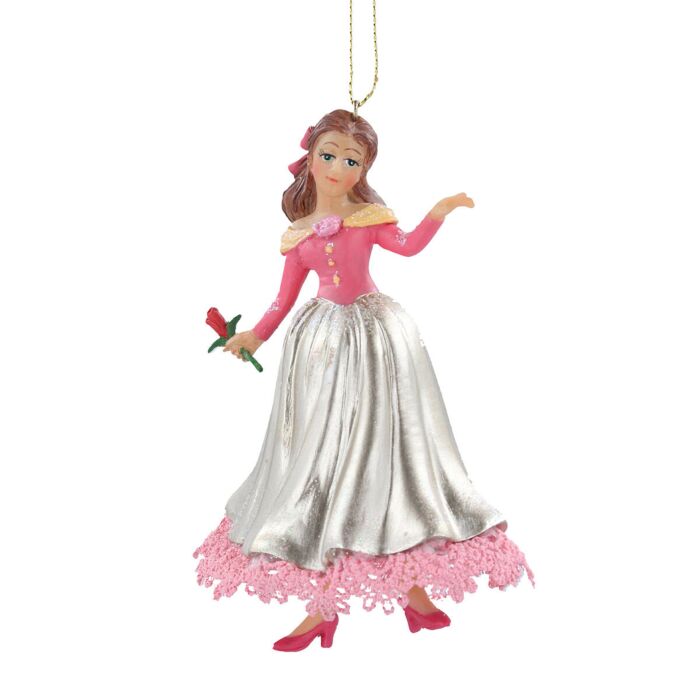 Gisela Graham Belle From Beauty And The Beast Resin Tree Decoration